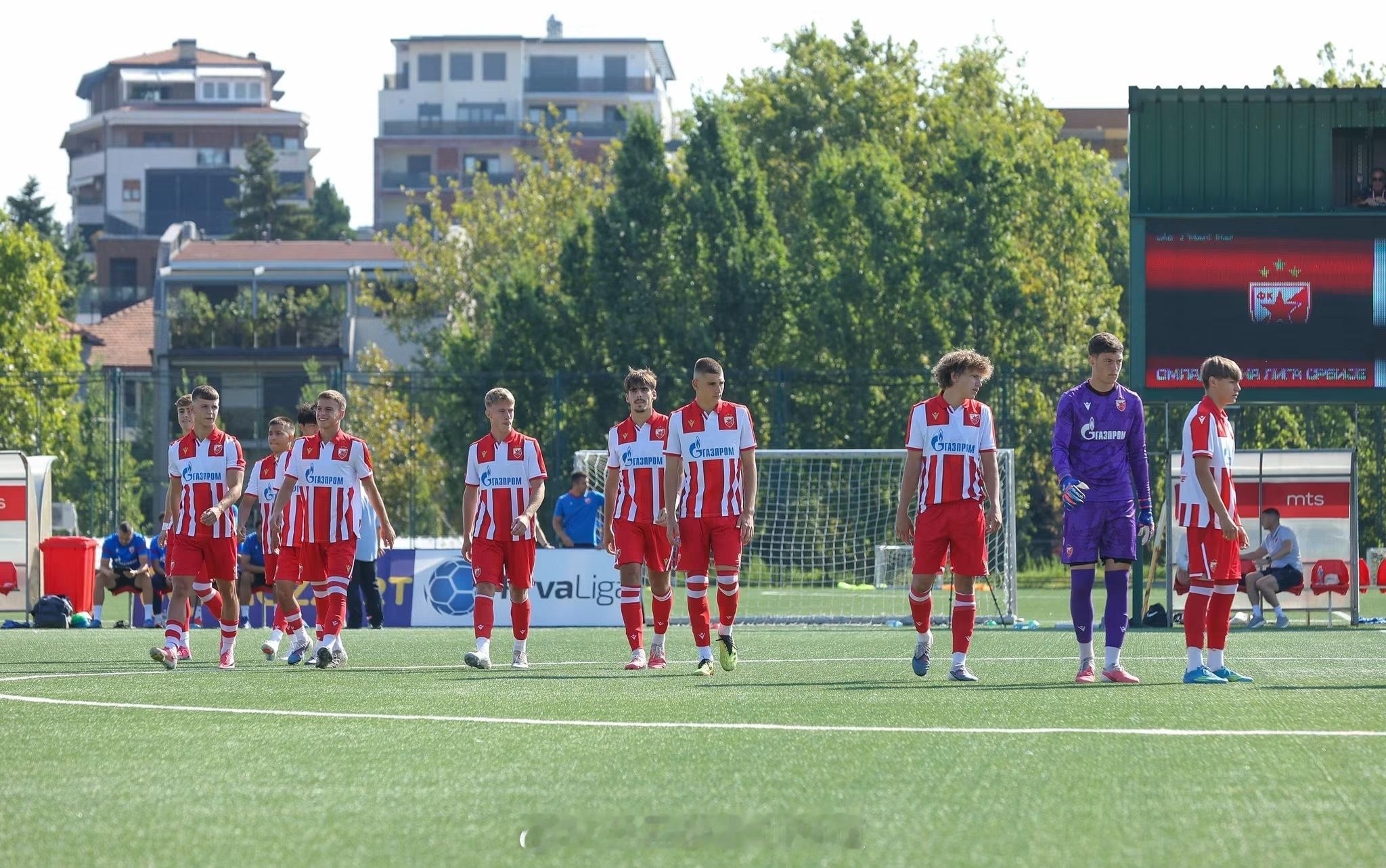 留洋球员动态 红星U19联赛第二场1:1战平丘卡里奇基U19，本场比赛红星被对手