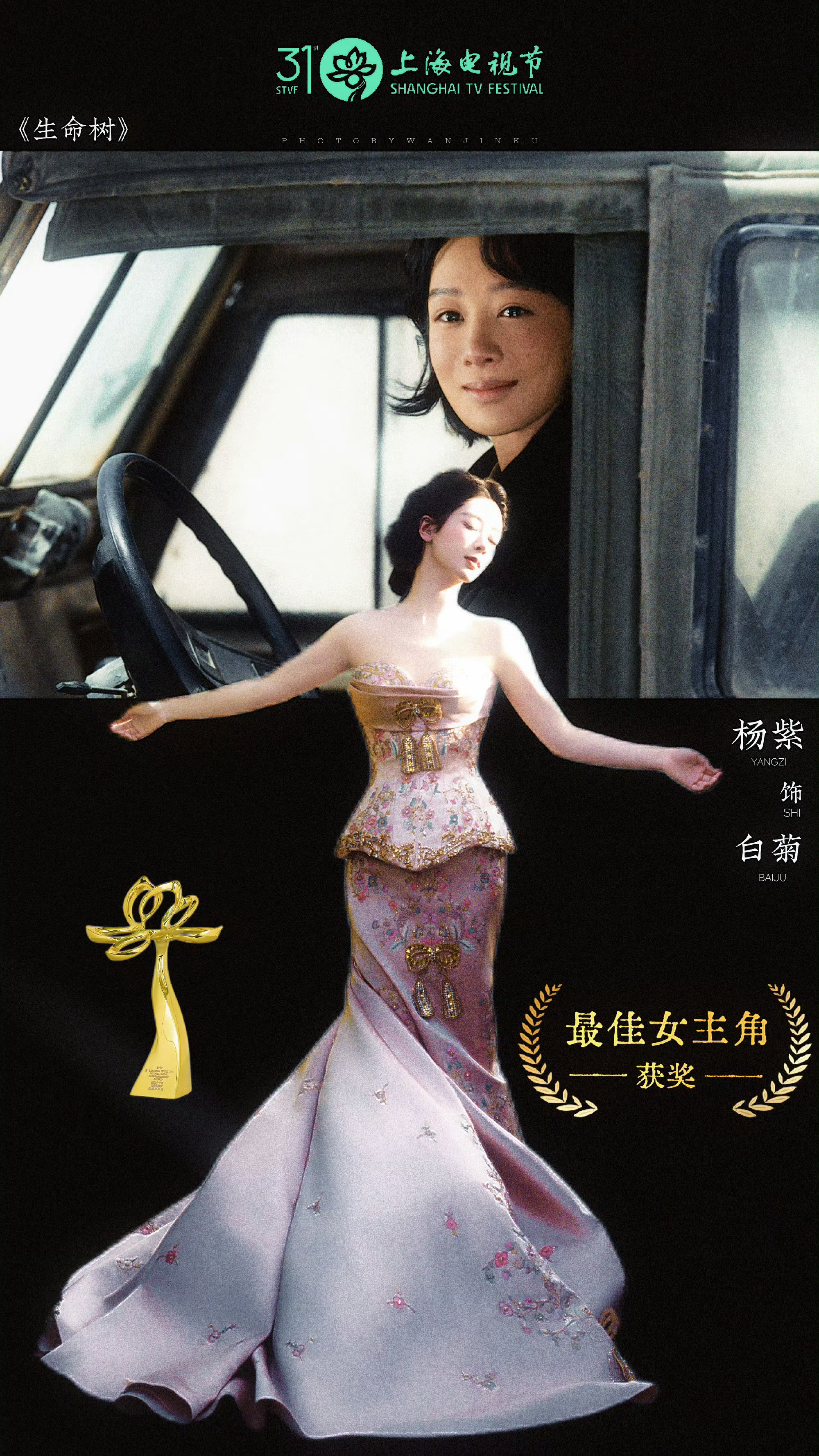 杨紫杨紫白玉兰视后 恭喜我们的六边形战士夺回属于她的荣誉！是演员的开始，人民的演