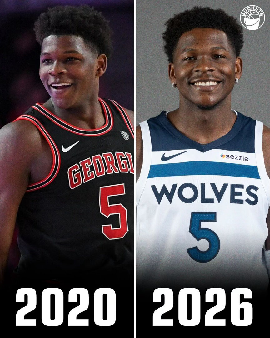 篮天下 现役球星们的大学照片对比，别拿哈登不当詹姆斯！Images via bu