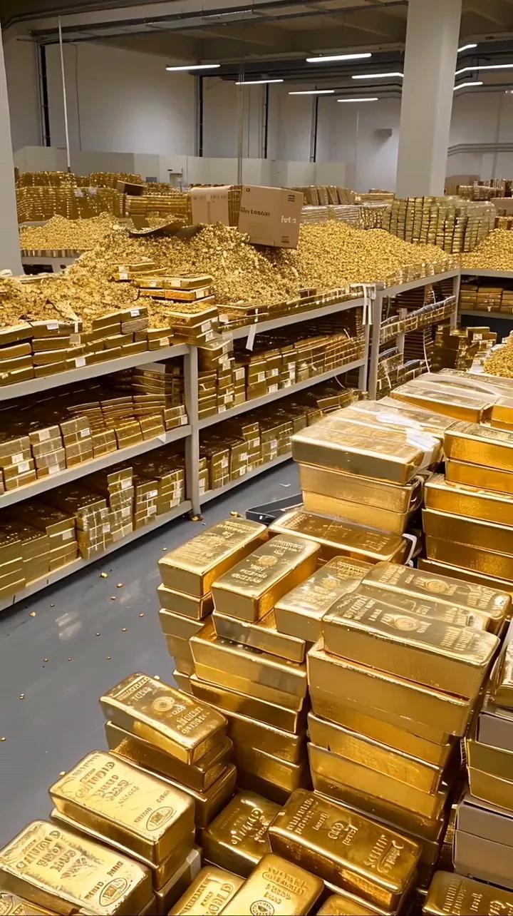 这算不算金山？
你来数数有多少块…