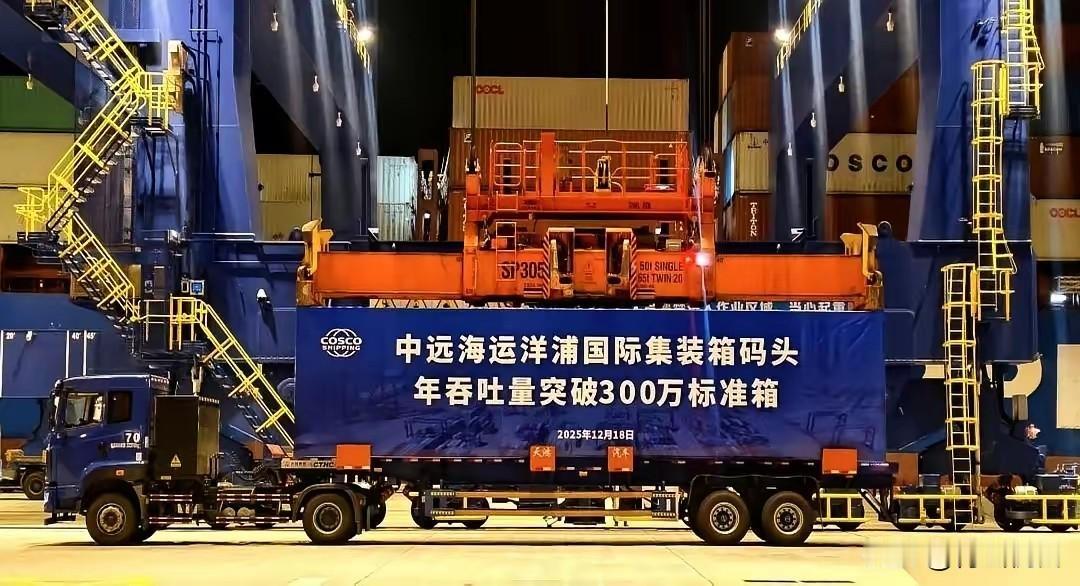 真没想到，封关第一天，海南洋浦港就放了个“大卫星”！年吞吐量直接冲上300万标准