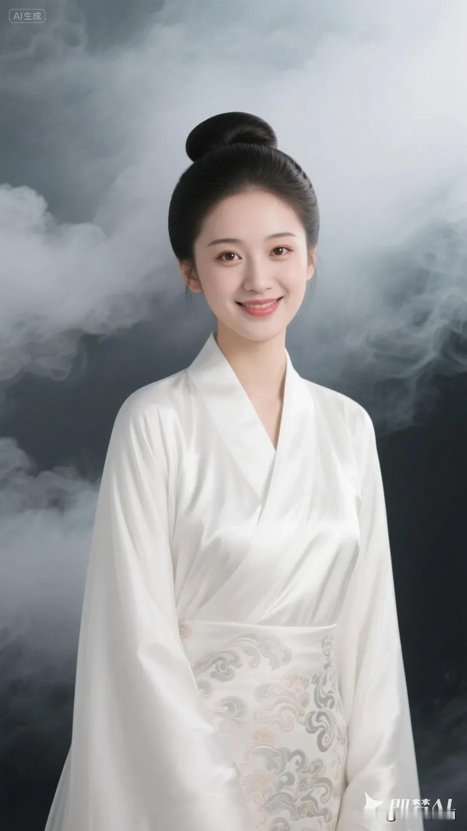 张立启原创书画AI作品古仕女发髻集锦首发第544期张立启原创书画AI作品首发 张