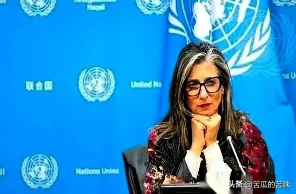 联合国里，终于来了个狠人。
一个叫阿尔巴内塞的女人，当着全世界的面，把一份报告直