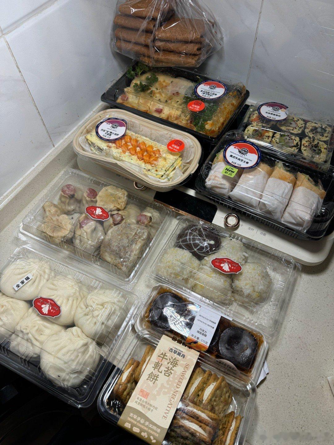上海背回来的奥奇乐的各种即食白玉兰cityshop#美食分享# ​​​