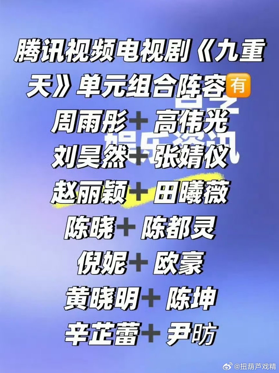 不是吧，赵丽颖和田曦薇？ ​​​