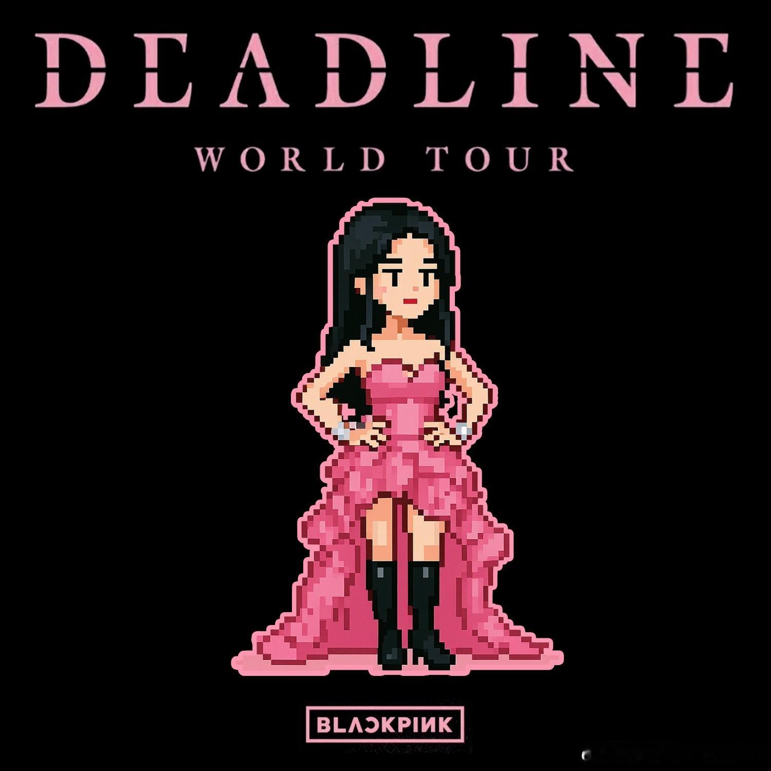 BLACKPINK[超话]BP的像素风小人也太可爱了叭[打call]大家看出来这