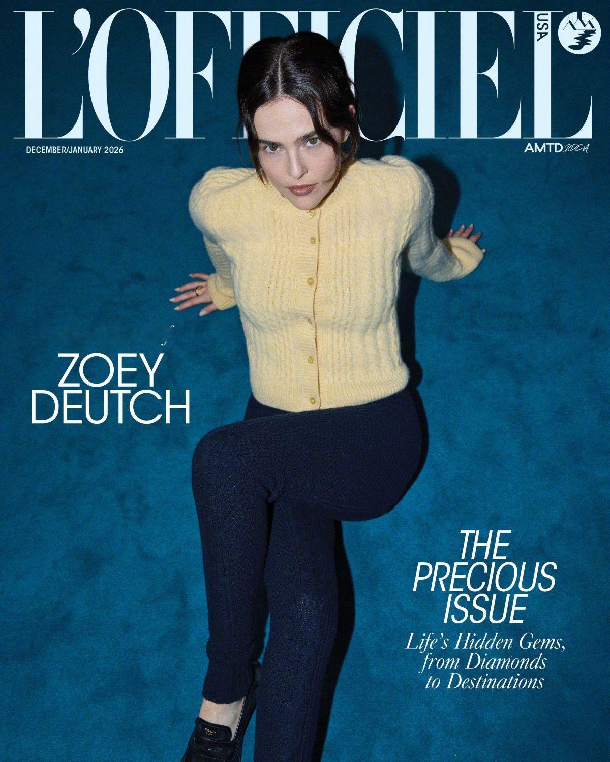 L'OFFICIEL USA December 2025  女演员Zoey De