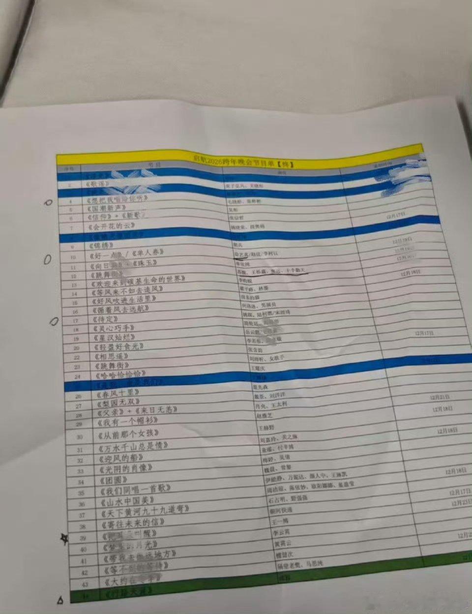 央视2026跨晚节目单央视跨晚网传节目单有王一博 央视跨晚网传节目单有王一博！ 