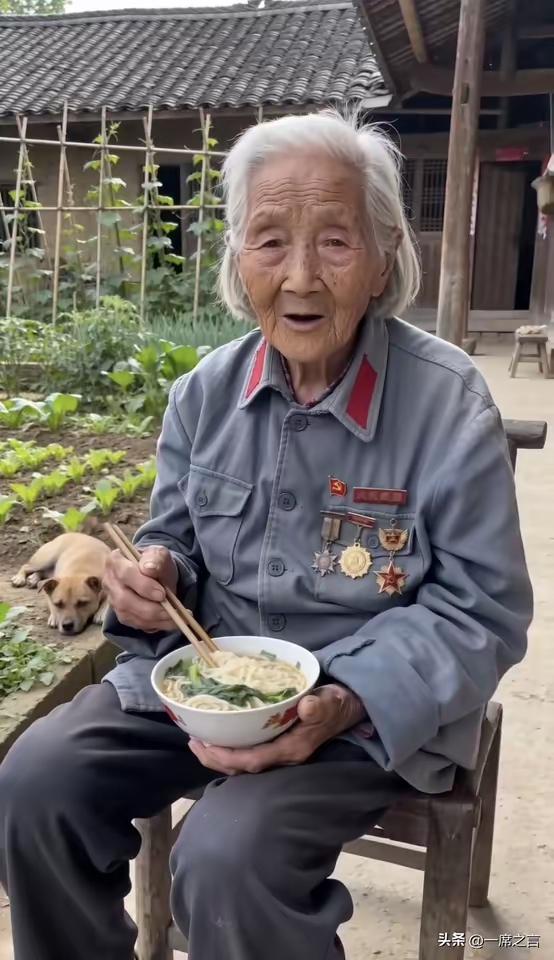 我这一生无儿无女，却把全部青春和热爱都献给了家国与生活。我吃过苦、受过累，始终坚