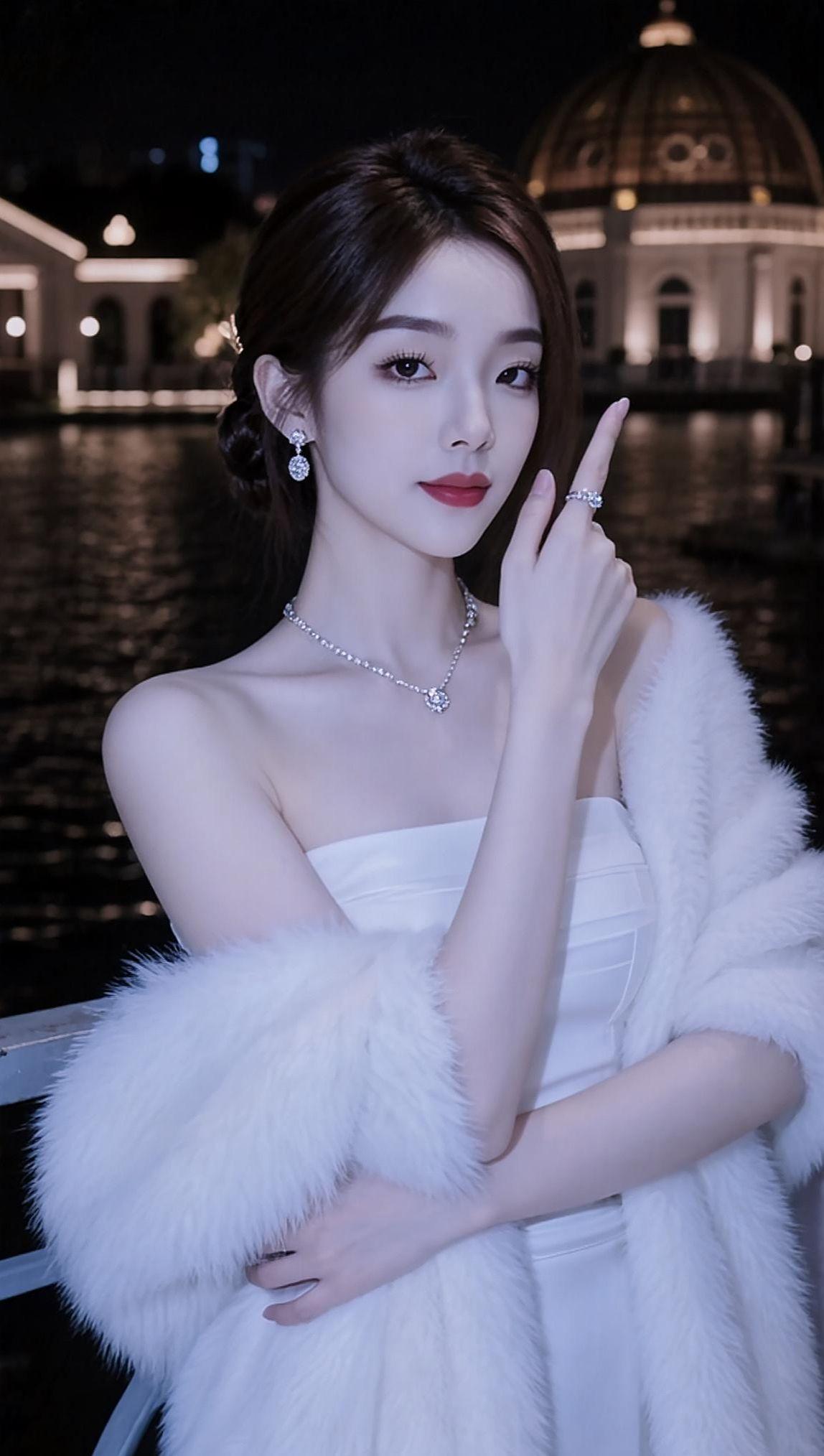 AI夜水浪漫写真 抖音ai创作