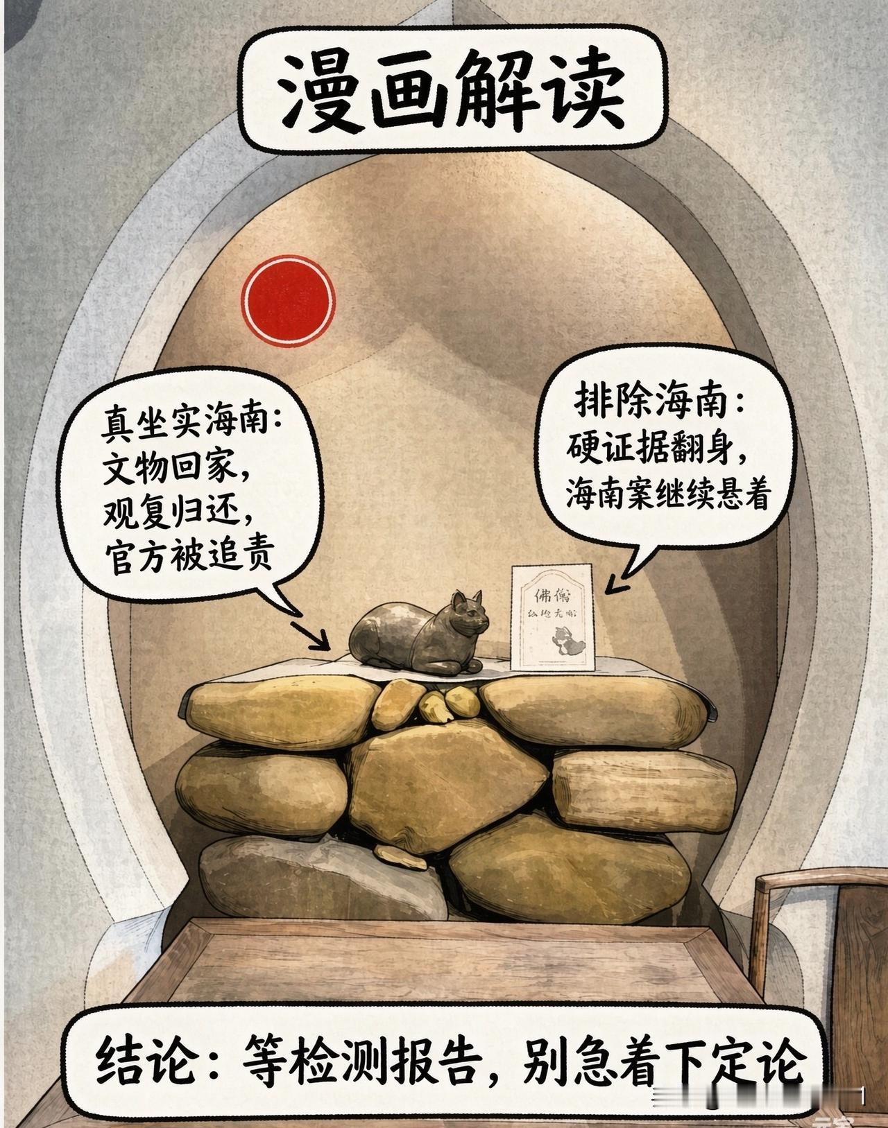 观复那尊上热搜的铜像哪里体检去了。现在的情况很清楚：铜像说“去体检”，加上北京和