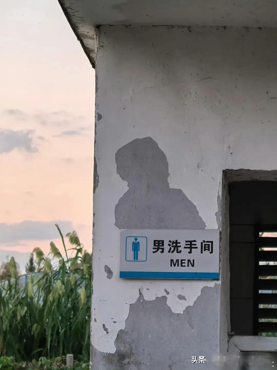 农村的厕所，这漆掉的真有艺术，正好可以给乡下不识字的爷爷奶奶参考 ​#理想家生活