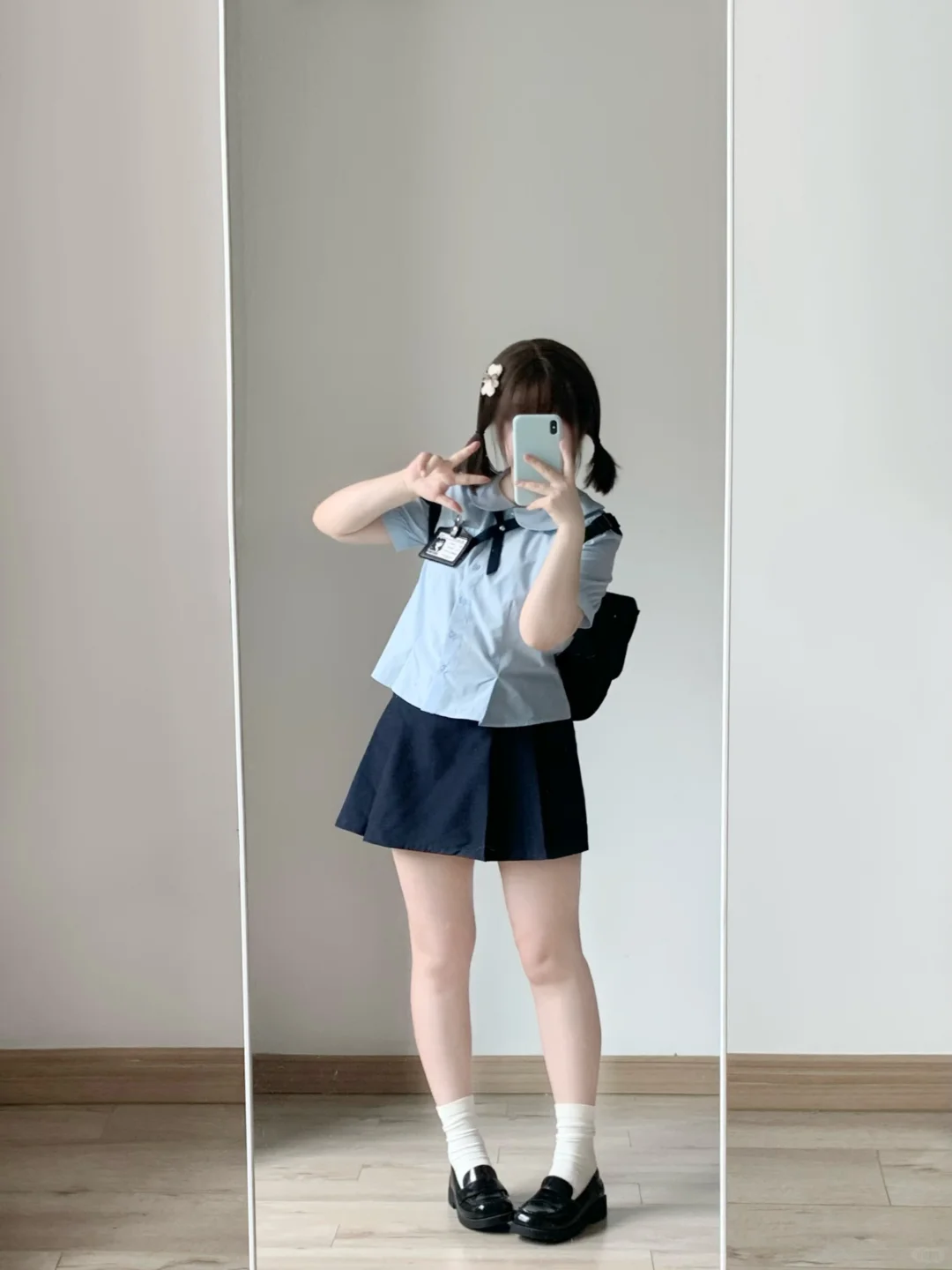 160 120｜微胖显瘦校园泰式校服也太好看了！