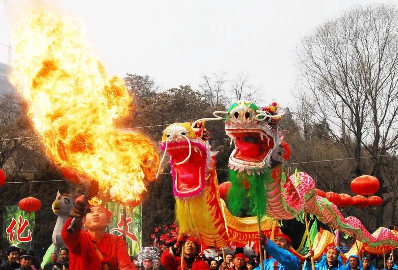 金龙含珠辞旧岁
银蛇舞球接新年