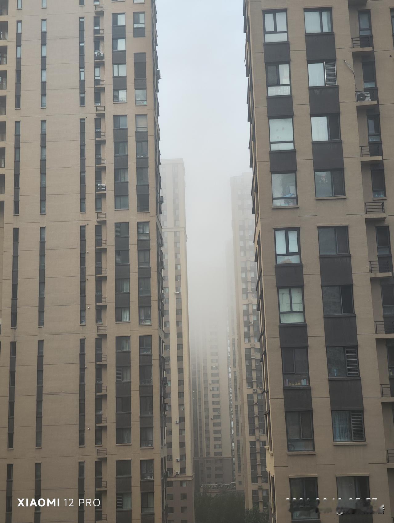晒图笔记大赛大雾天，若隐若现，仿佛人间仙境一般，神秘莫测，美不胜收，令人神往。