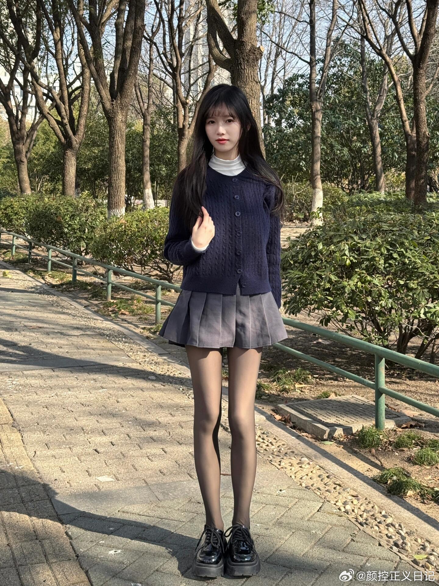 jk私影春天的jk女孩美女绘梦长廊