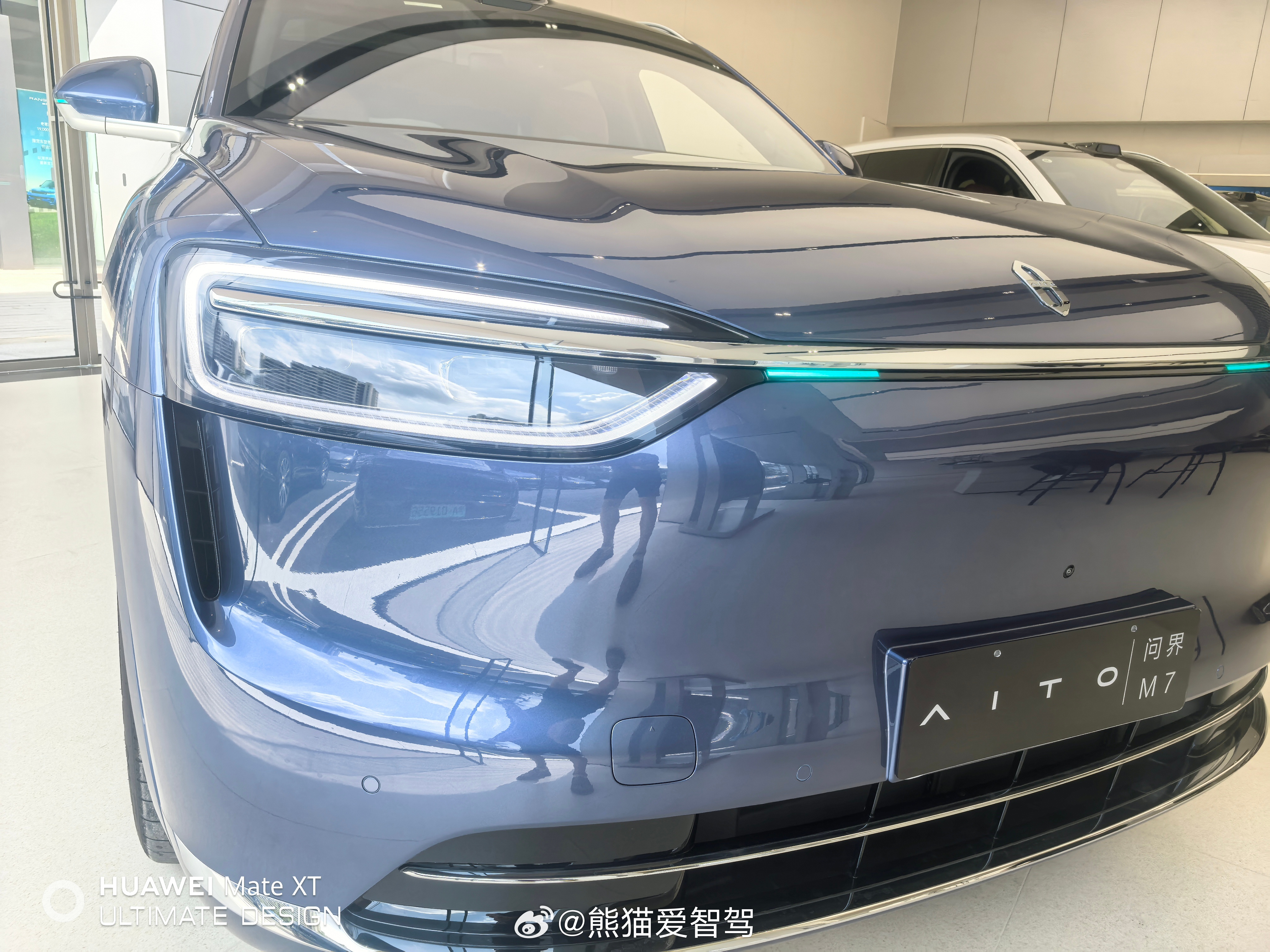 全新问界m7 蓄势待发，这几天看车的小伙伴有点多啊~新能源汽车汽场全开鸿蒙智行智