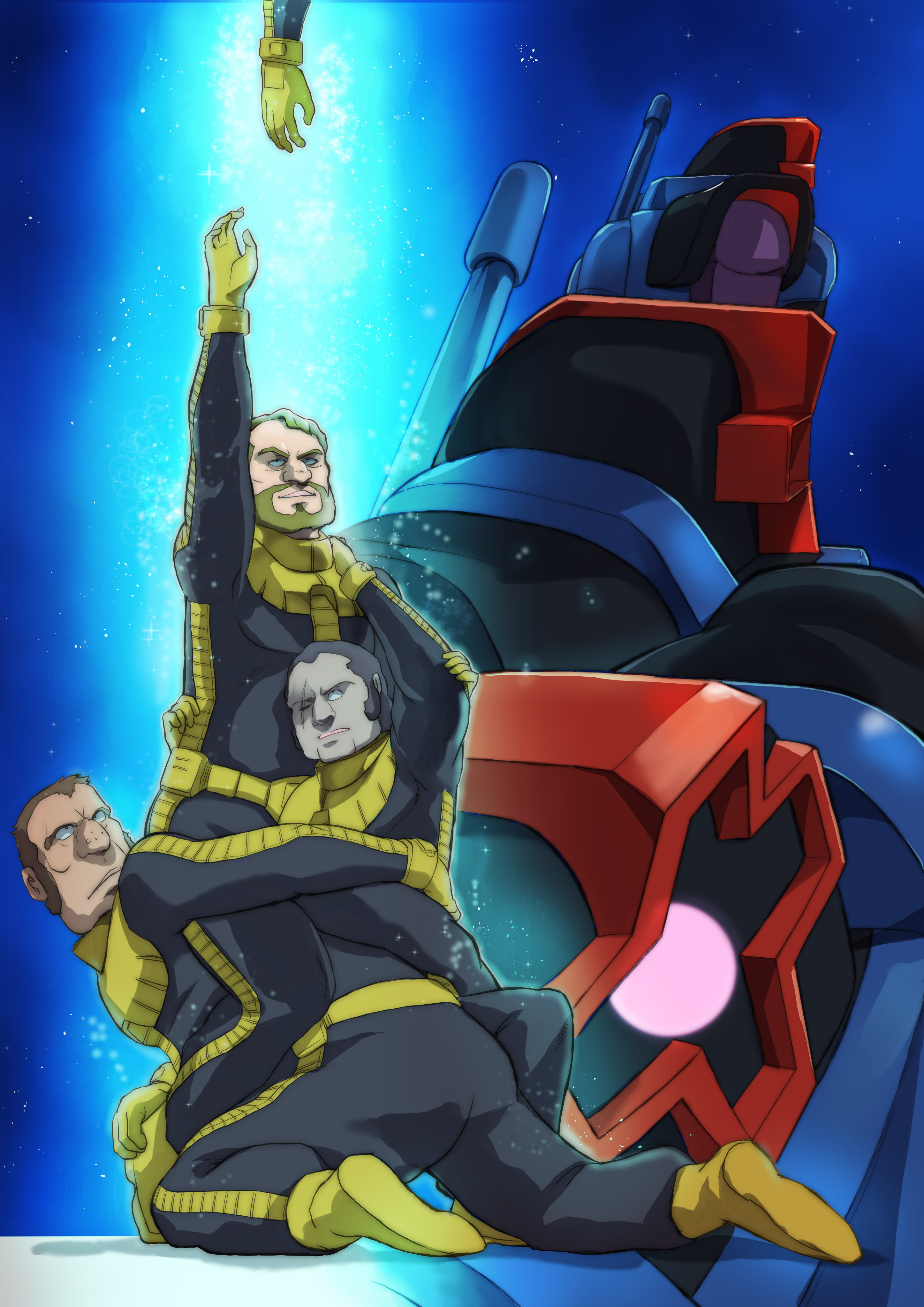 黑色三连星（via かとら）高达[超话]高达 ​​​