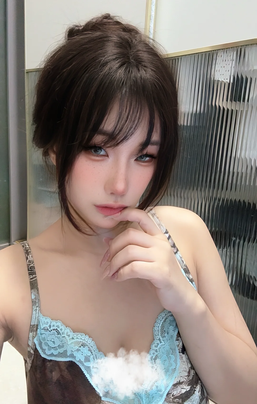 把这个妆焊脸上