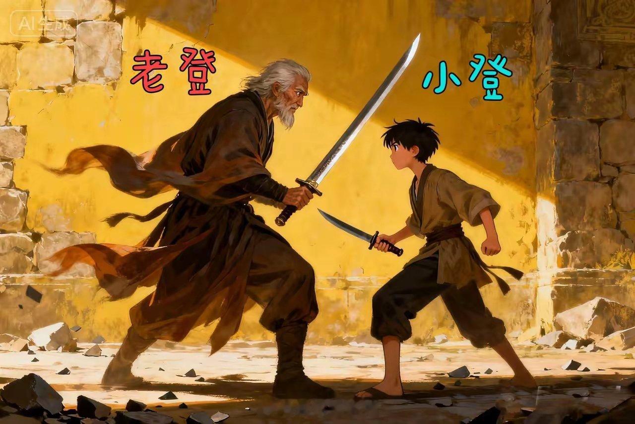 不要做老登，学着做小登，偶尔做中登。​​老登是啥？银行、保险、证券、地产、白酒、