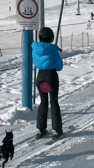 原来滑雪还可以这样玩～😲