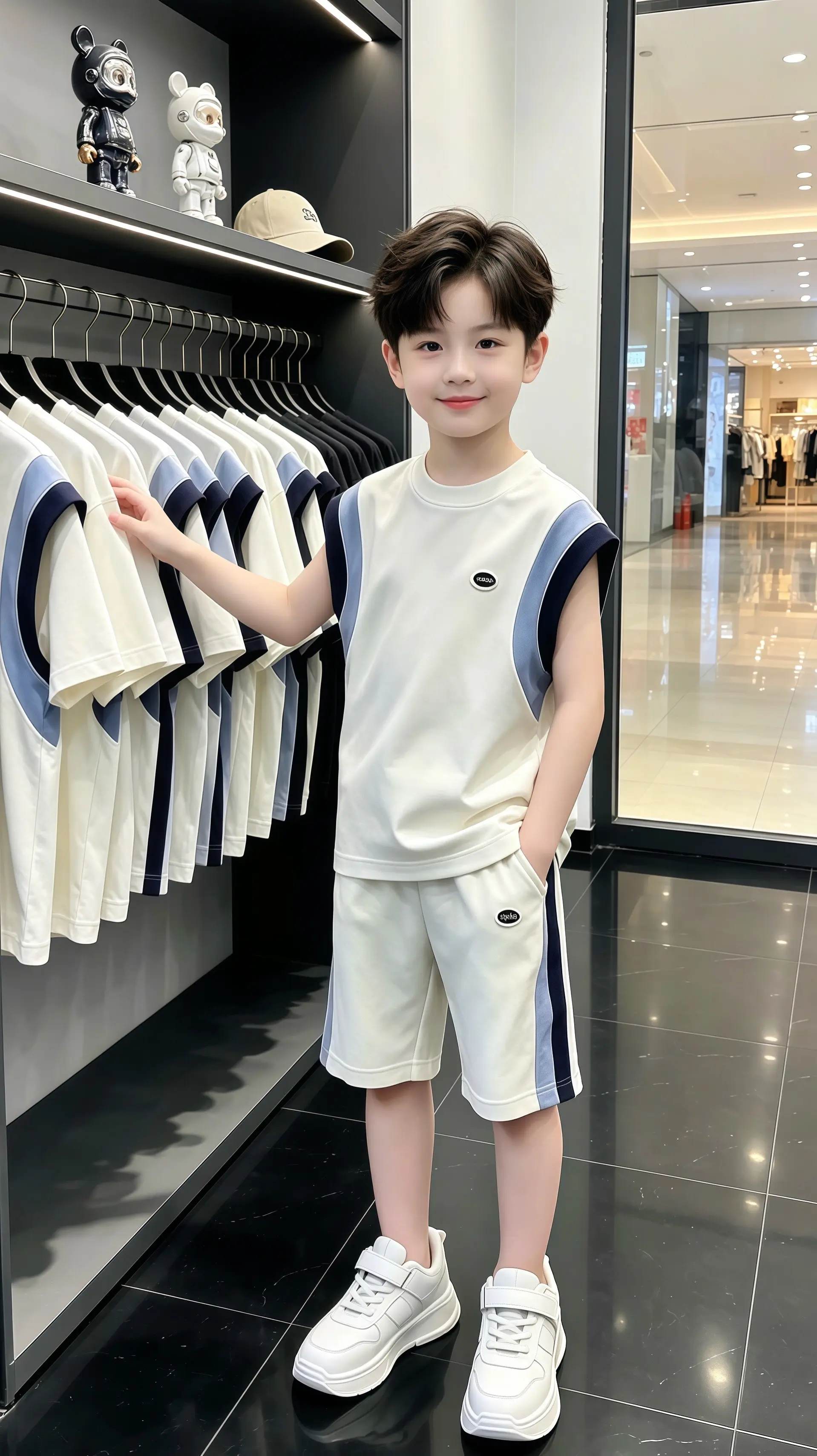 男童穿搭 高品质童装 儿童夏季套装 潮童必备 帅气十足