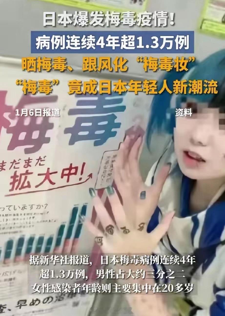 日本加强对色情行业监督发展色情产业？看看日本的教训：年轻人梅毒感染率飙升，竟有患