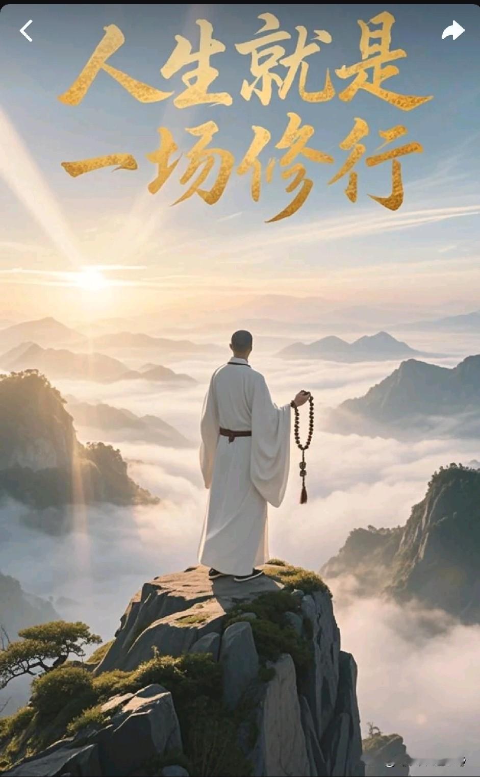 最近琢磨着一句话，越想越有味道——“人生都是客，万事莫执着”。乍一听，好像有点超