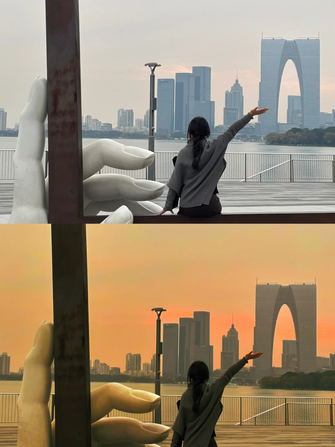 白天变黄昏，这该si的浪漫城市感。。