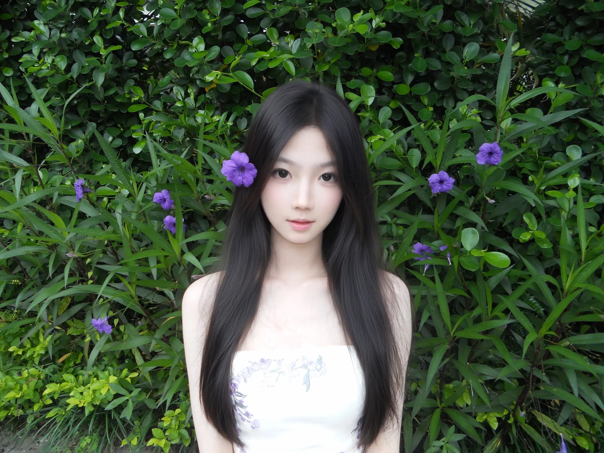 墙角开了一朵花 没有人管自己长大