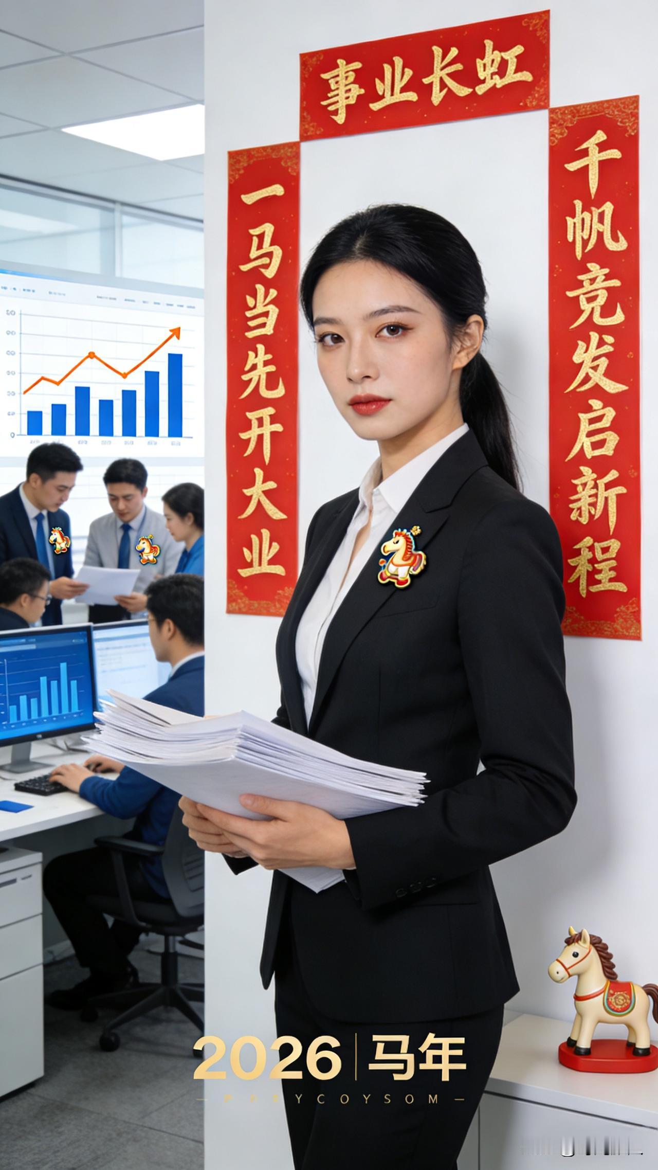 创业第3年，太懂一路闯过来的不容易了！特意写了这副搞钱春联，送给所有正在拼事业的