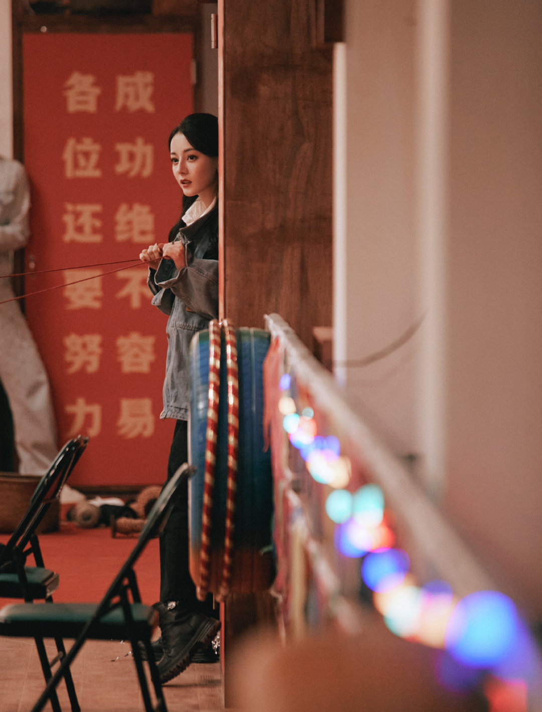 #迪丽热巴翻领牛仔##迪丽热巴推镇1988# ​​​