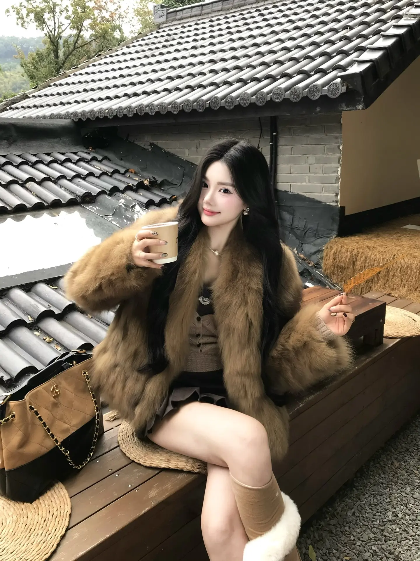 在这个落叶像雪的季节要幸福呀 🍂