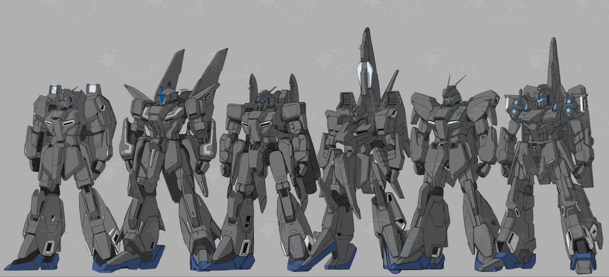 Z家族系谱（via 日羽工業）高达