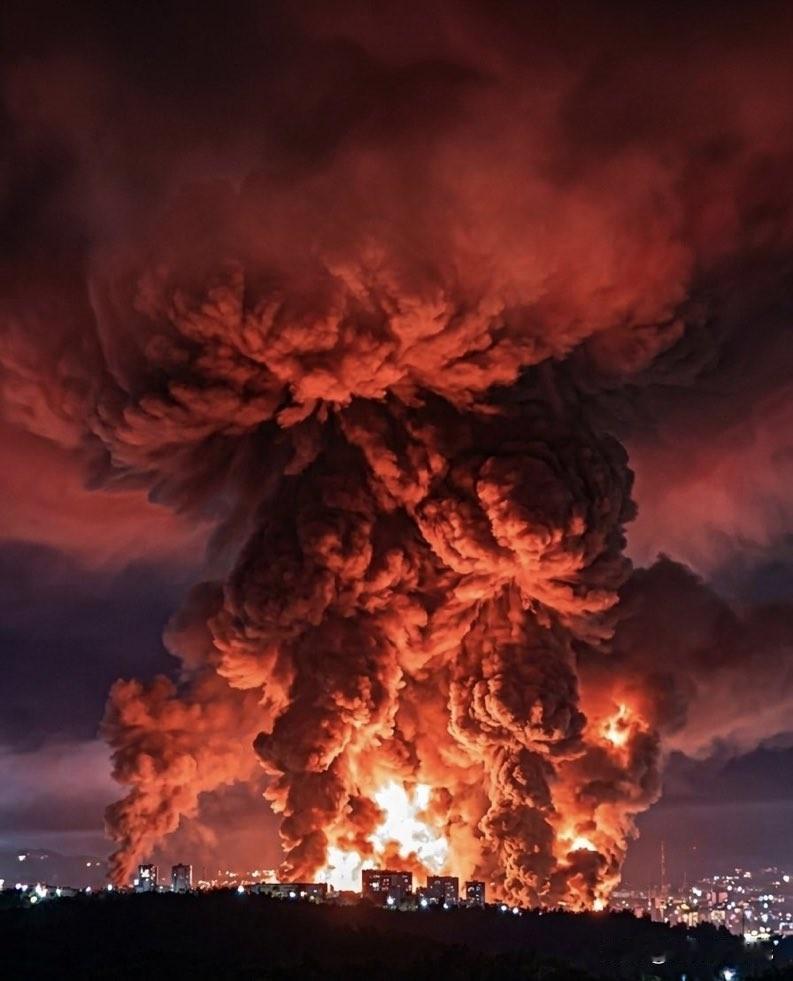 乌克兰无人机的大规模袭击导致俄罗斯图阿普谢炼油厂和出口码头的油罐区起火，昨晚仍被