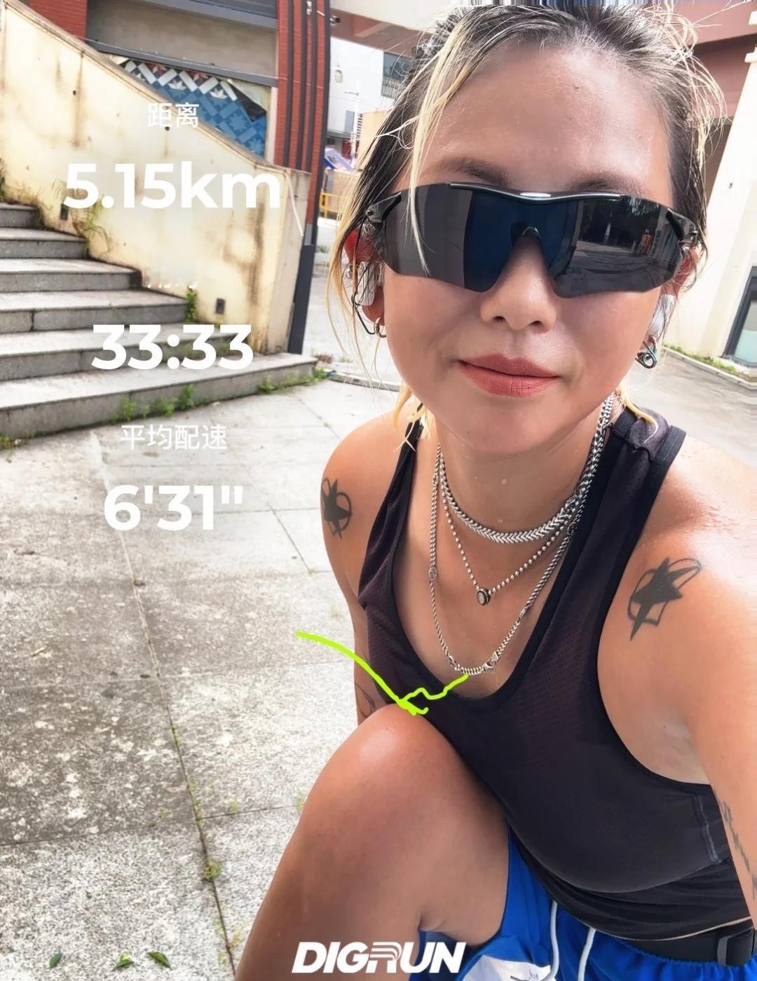 🏃‍♀️5.15km 今日跑不动
户外跑步 跑步打卡