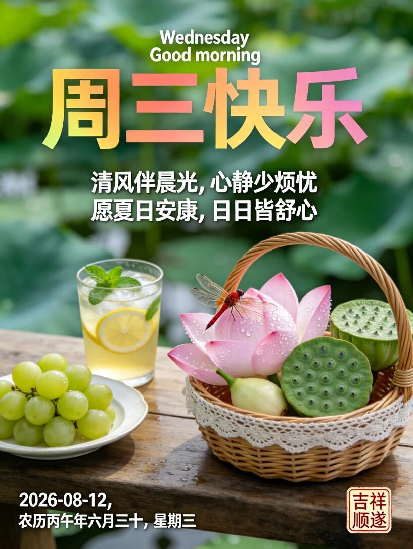早上好，周三安康⛰️，山间晨雾缓缓散开，日出漫过山林与瀑布，满眼治愈绿意。新的一