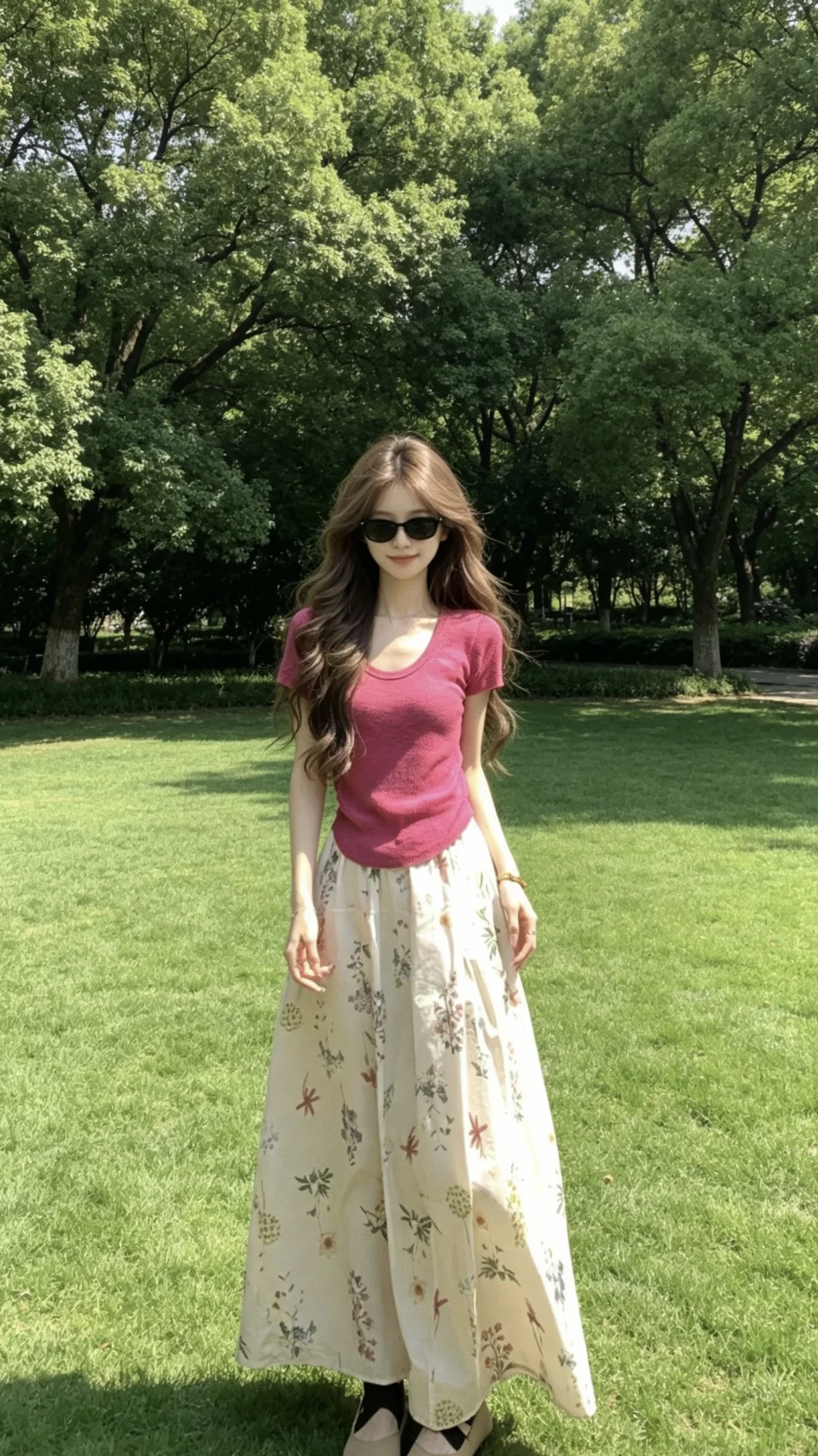 夏天这么穿好温柔