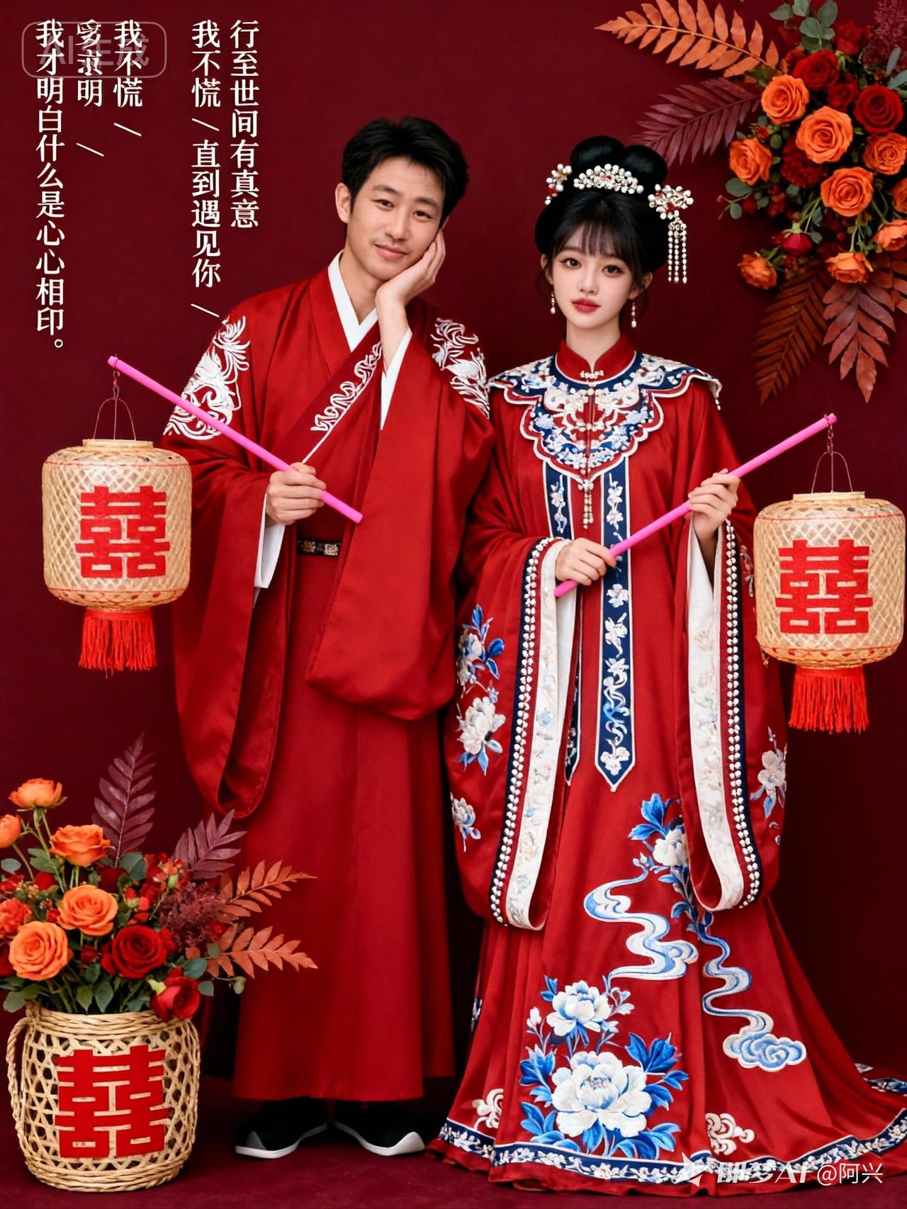 中式传统婚礼，红衣美人，幸福美满！
