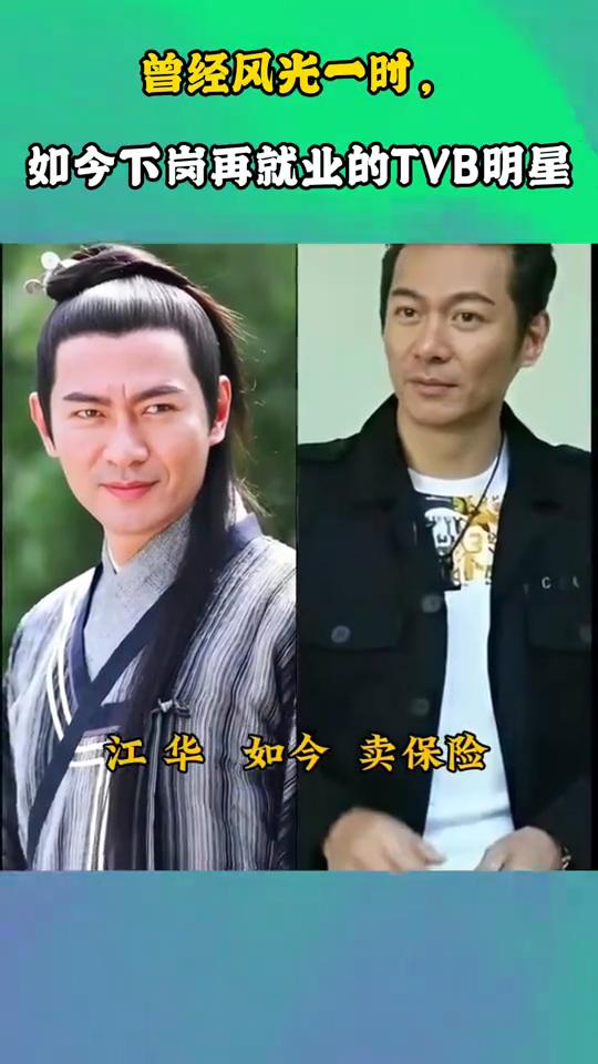 曾经风光一时，如今下岗再就业的TVB明星。
陈慧珊如今机构英语老师。江华如今卖保