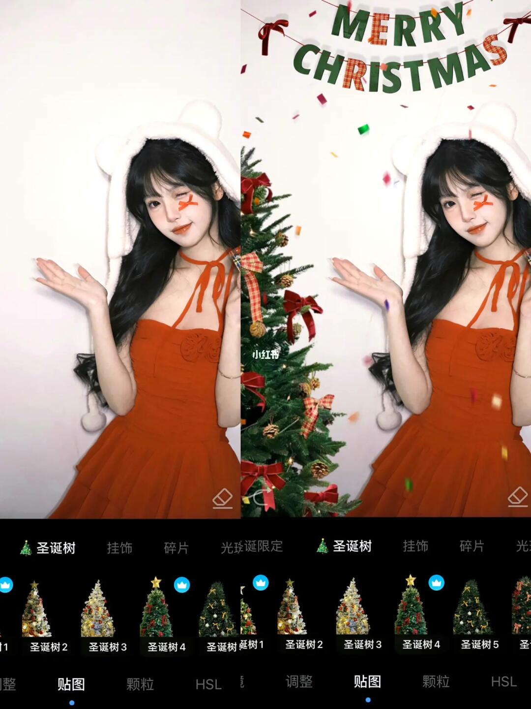 哦莫❗️在家也能0成本拍圣诞树🎄