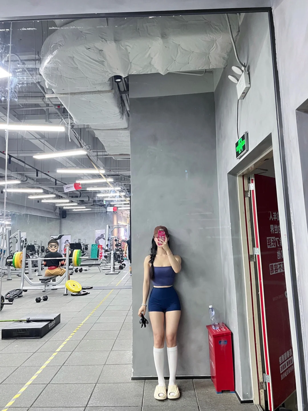 健身房里的几种人