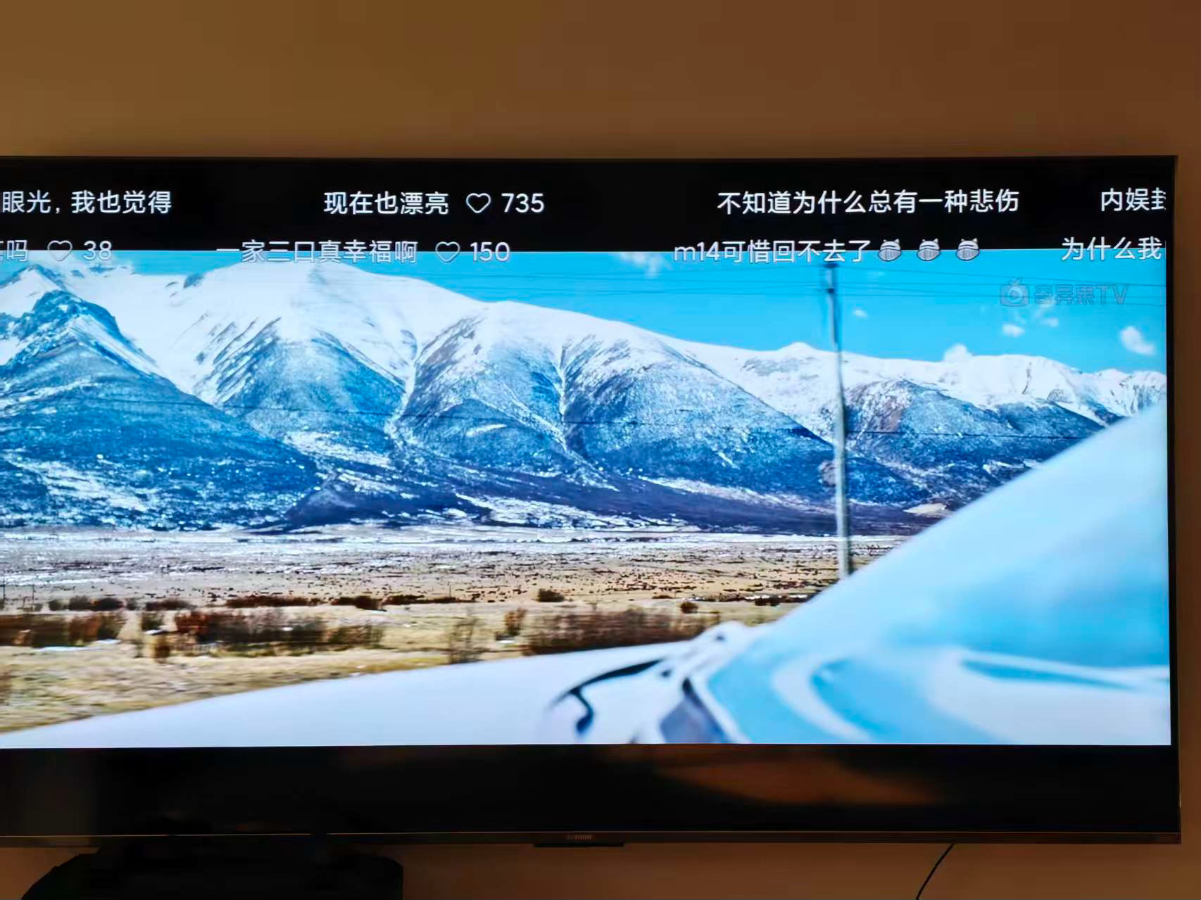 《生命树》最后的结尾，中老年杨紫开理想在雪山下行驶这段，和我之前拍的玉树一模一样