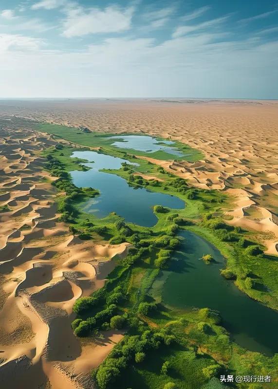 塔克拉玛干大沙漠治理堪称世纪工程，33万平方公里的荒漠变绿洲将重塑西北生态格局。