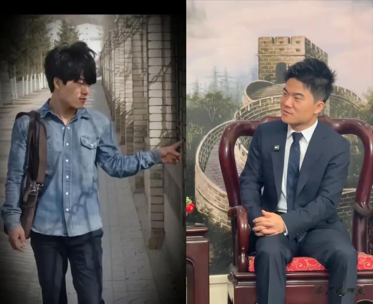 这样的阳光少年，谁能想到有朝一日会成长为，两岸三地那样成就的大名人。不过，对于董