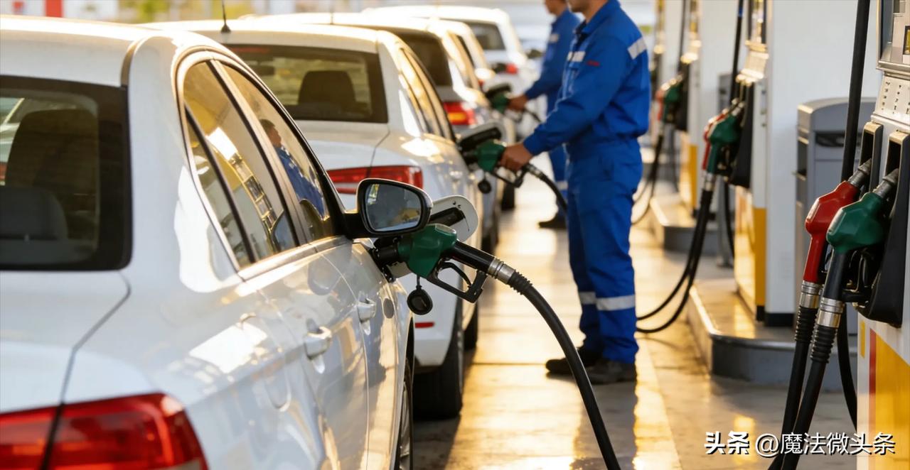 日本台湾油价接连下跌，大陆油价却疯涨至9元，差异原因一目了然。最近加油时看到油价