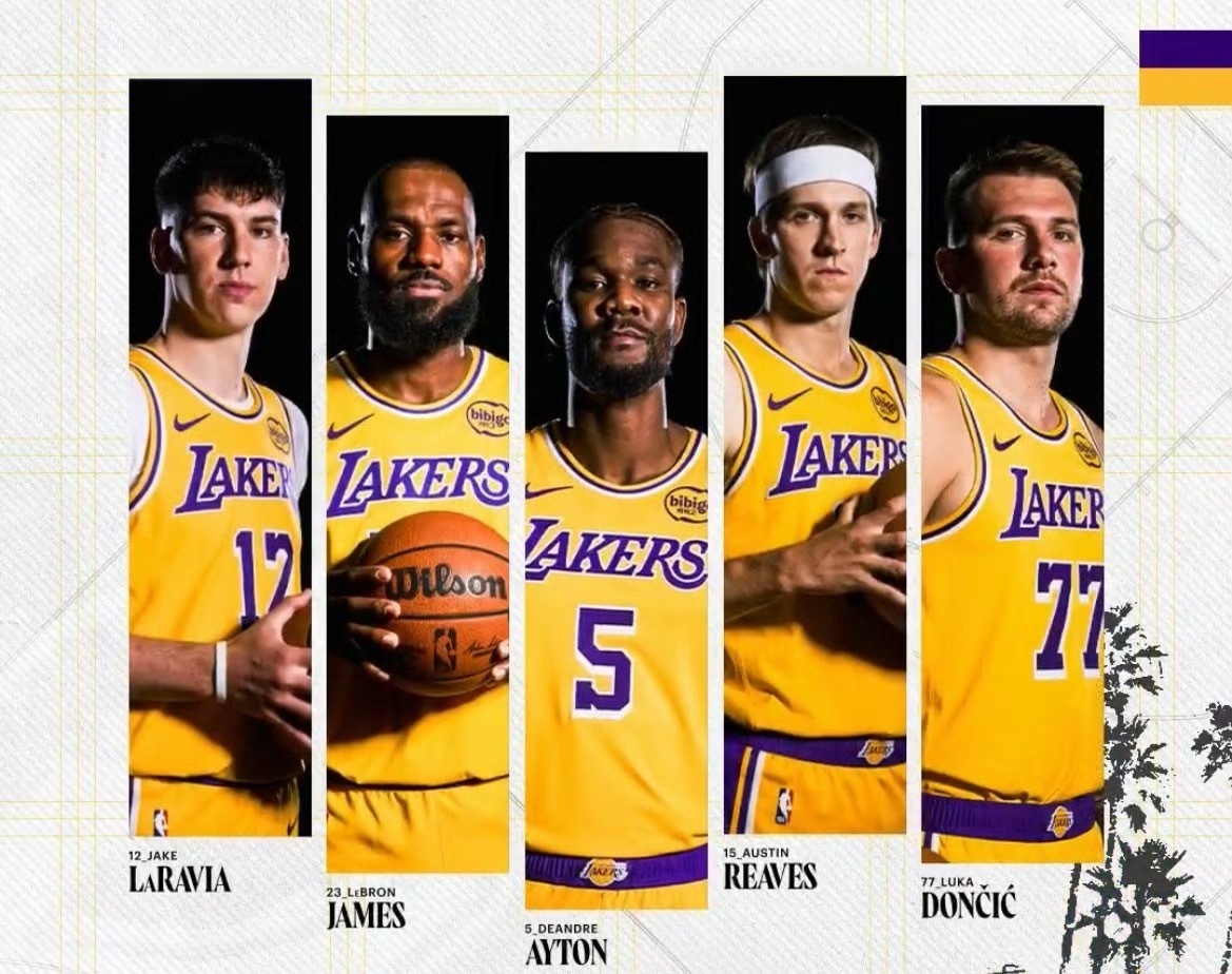 今日湖人首发！骑士vs湖人