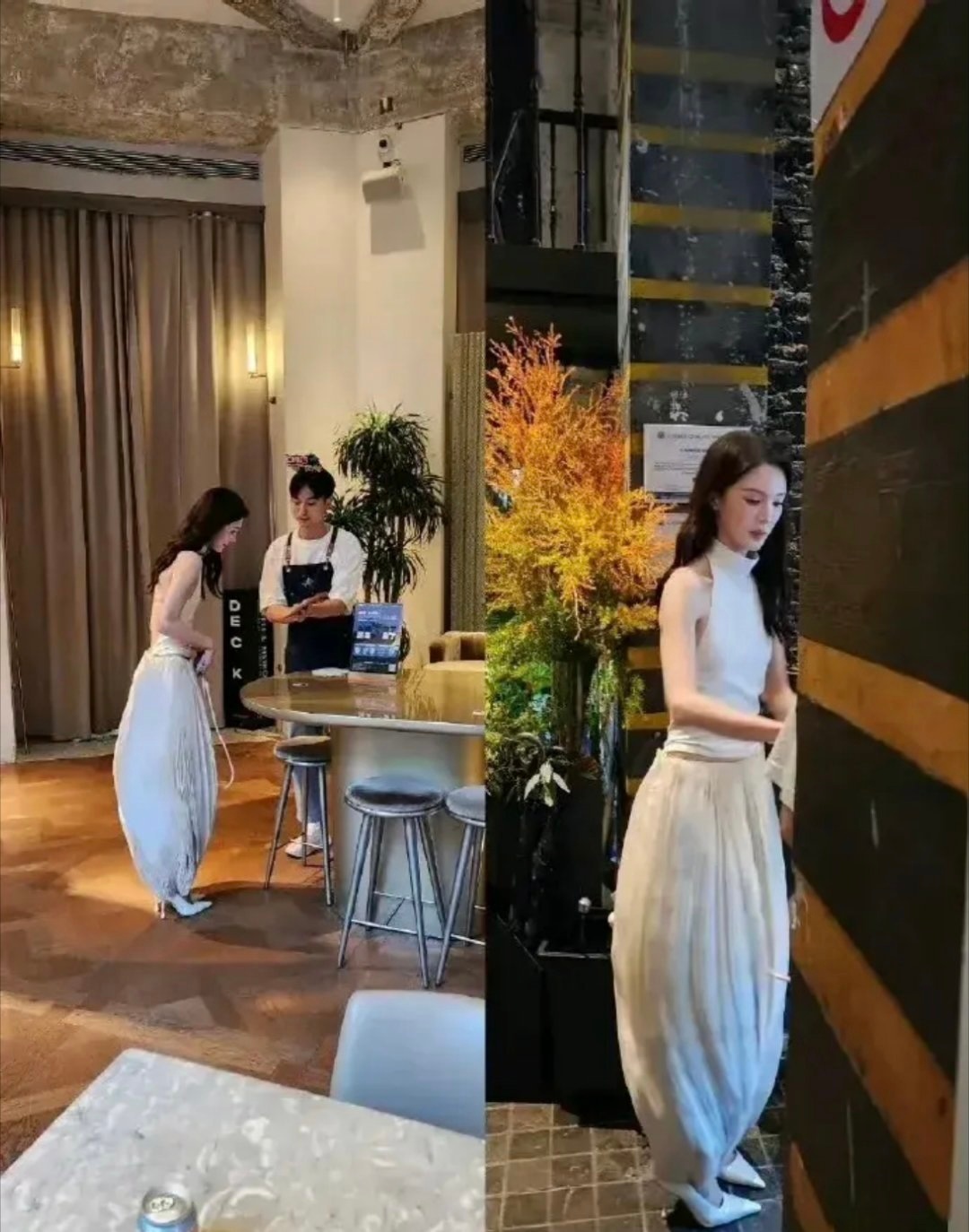 金晨这裤子好搞笑 好像一个大萝卜 ​​​