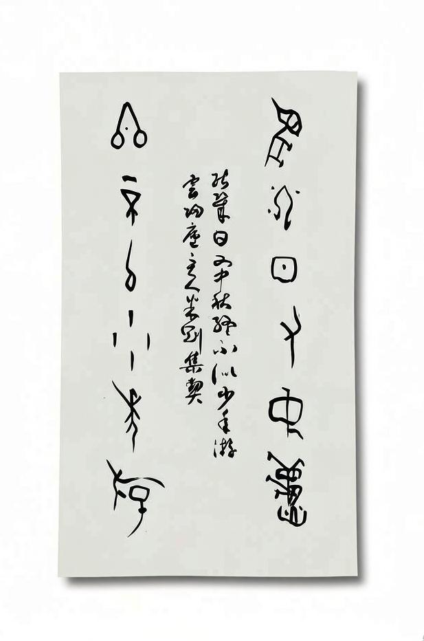 米刚甲骨文作品