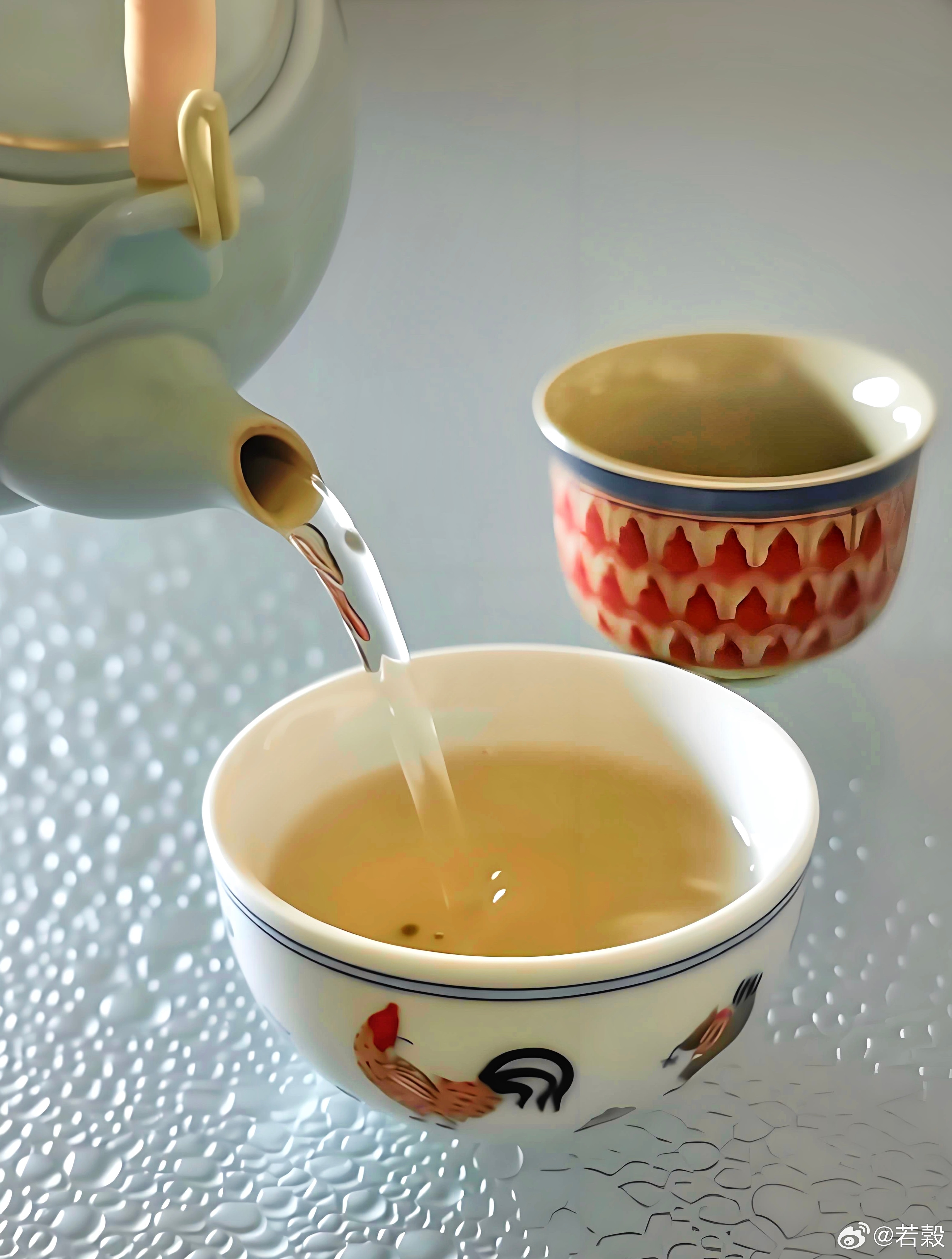 喝茶祛暑喝茶茶饮喝茶日常